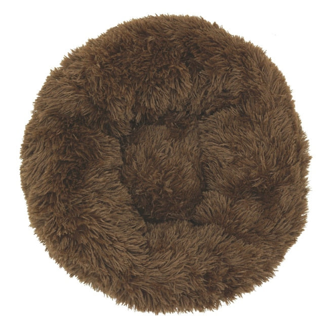 Plush donut bed for dogs / cats (all sizes: small / medium / large)