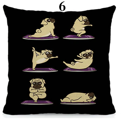 Cool pugs cushion cover