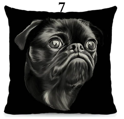 Cool pugs cushion cover