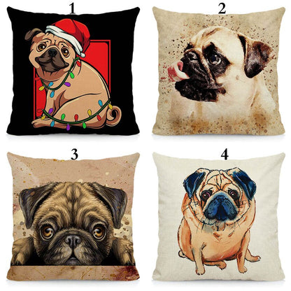 Cool pugs cushion cover