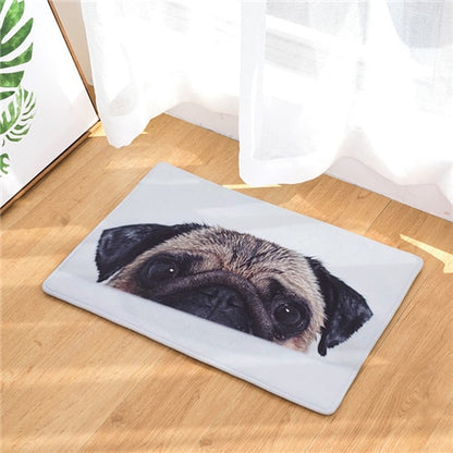 Funny carpets with pugs