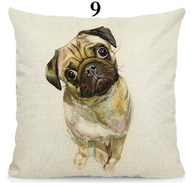 Cool pugs cushion cover