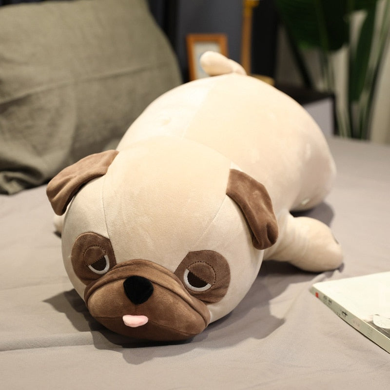 Plush Pug Cushion