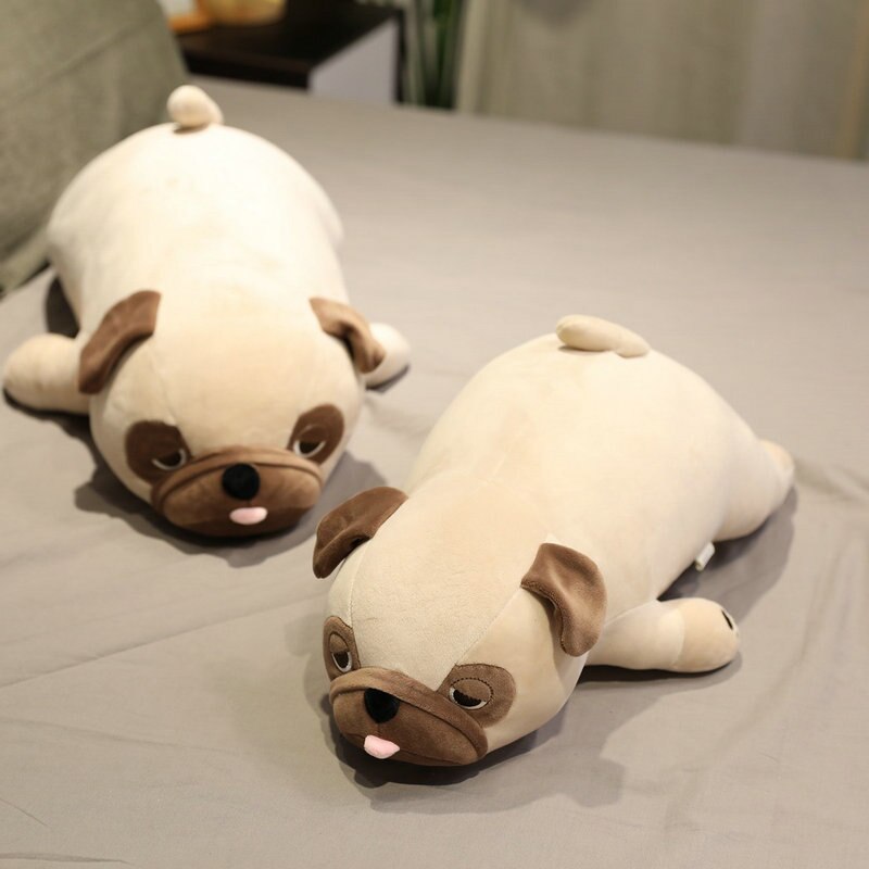 Plush Pug Cushion