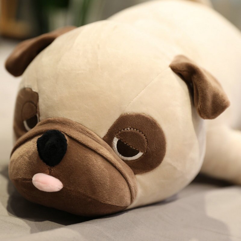 Plush Pug Cushion