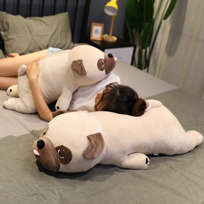 Plush Pug Cushion