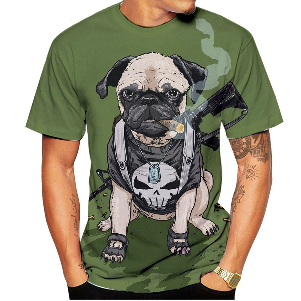 Pug the Punisher (unisex T-shirt)