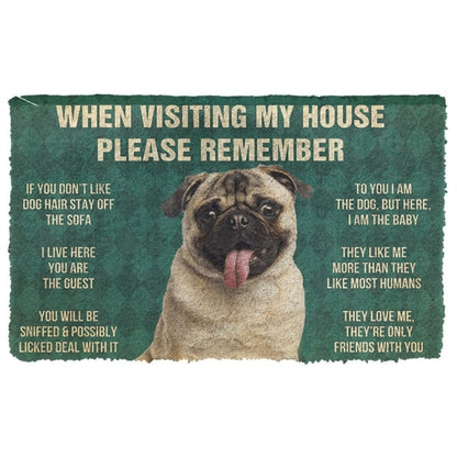 The rules of the pug carpet