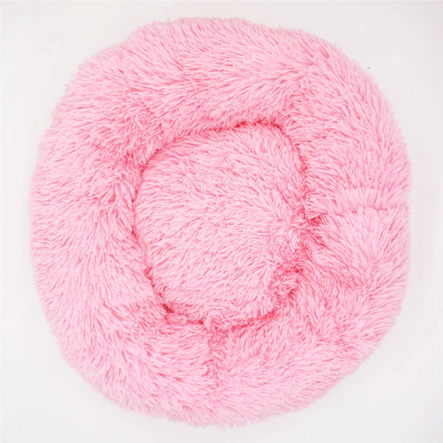 Plush donut bed for dogs / cats (all sizes: small / medium / large)