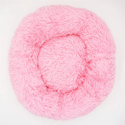 Plush donut bed for dogs / cats (all sizes: small / medium / large)